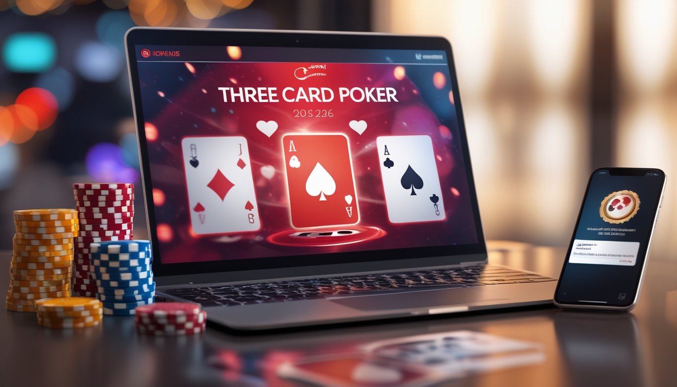 Rekomendasi Situs Three Card Poker Online dengan Bonus Terbesar 2026